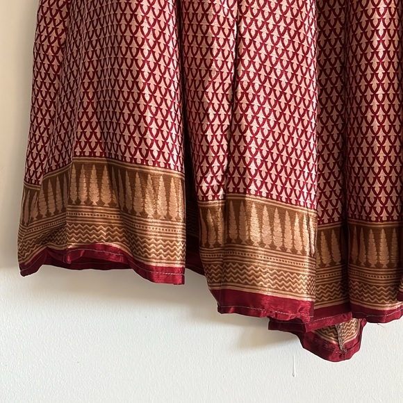 Sari Silk Wide Leg Pants - Picture 6 of 9